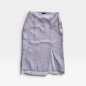 Rag & Bone Suki Organza Midi Skirt | Lilac Sheer Column Skirt | Womens Size 4